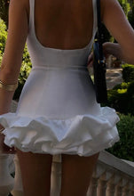 Load image into Gallery viewer, Elegant ruffle mini dress