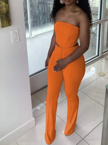 Elegant two piece summer jumpsuit